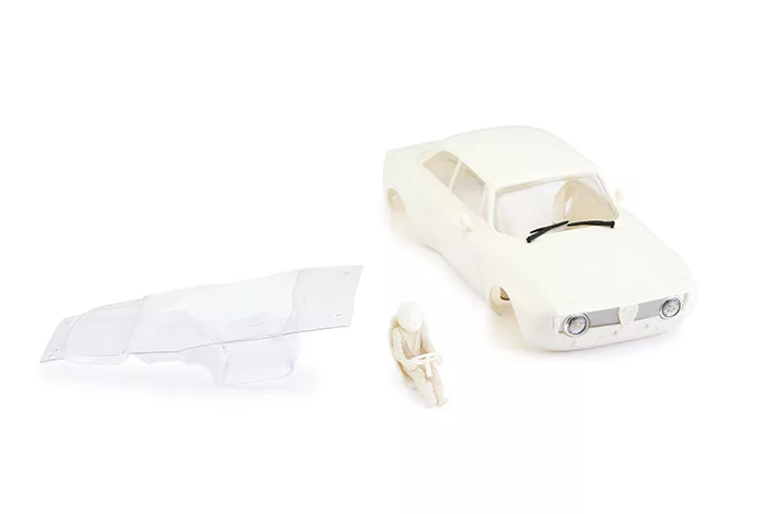 S-401A Alfa white body kit lexan cockpit & inserts
